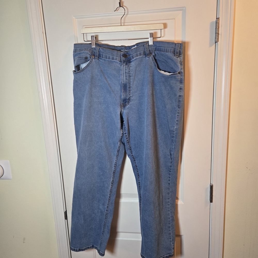 Essentials Relaxed Fit Light Blue Jeans